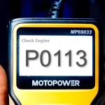 Код помилки P0113 BMW: високий сигнал датчика температури впускного повітря