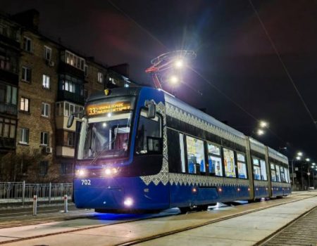 33 трамвай Київ