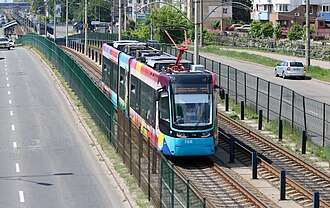 2 трамвай Київ