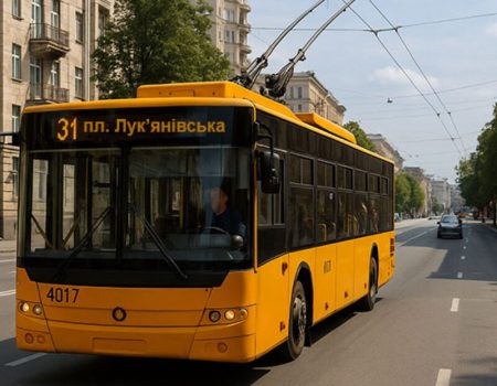 31 тролейбус Київ