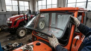 Заміна скла на китайських мінітракторах (ДТЗ, Lovol, Кентавр): покрокове керівництво