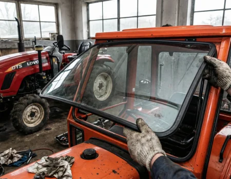 Заміна скла на китайських мінітракторах (ДТЗ, Lovol, Кентавр): покрокове керівництво